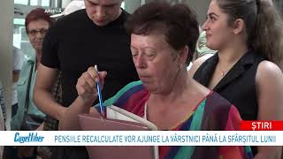 Pensiile recalculate vor ajunge la vârstnici până la sfârșitul lunii [upl. by Ognimod]