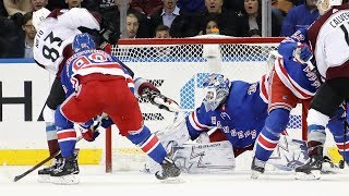 Henrik Lundqvist makes a brilliant pair of saves [upl. by Edgard]