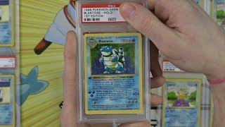 PSA Graded Pokemon Cards Returns  Dans 1st edition cards [upl. by Deraj]