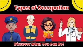 Occupations and Jobs  Learning Different Occupations names  Kids Vocabulary [upl. by Forster130]