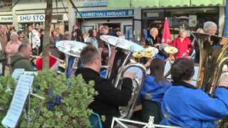 Carols on Christmas Eve at Bury Market Lancashire UK [upl. by Nitsuga]