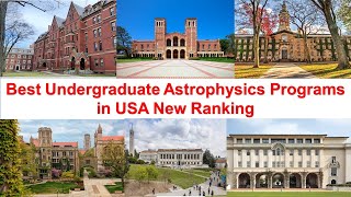 Best Undergraduate Astrophysics Programs in USA New Ranking [upl. by Amarillis]