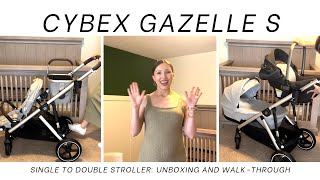 Cybex Gazelle S Unboxing  Walkthrough  Configurations [upl. by Aitekram]