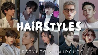 25 Best Korean Haircuts amp Hairstyles for Men in 2024 with Names  Korean Mens Fashion [upl. by Maillij]