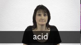 How to pronounce ACID in British English [upl. by Radferd]