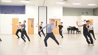 Atlanta Ballet in rehearsal  Sandpaper Ballet by Mark Morris [upl. by Adnema84]