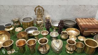 1️⃣3️⃣7️⃣Karaikudi antique collections brass bronze and copper items for salegkannan8715 old [upl. by Hoshi]