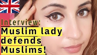 Interview Muslim lady defends Muslims 😲 [upl. by Ragucci193]