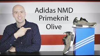 Adidas NMD Primeknit Olive Camo  Unboxing  Review  Close Up  On Feet  Mr Stoltz 2016 [upl. by Arda]