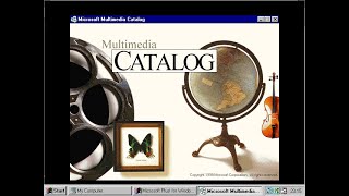 Exploring the Microsoft Multimedia Catalog on Windows 95 by Microsoft Plus [upl. by Trager]