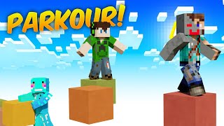 Minecraft Parkour with ezio18rip DREAMBOYYT [upl. by Odnalor315]