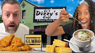 Brits Try Louisiana Soul Food For The First Time In New Orleans USA [upl. by Reamy]