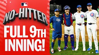 The FULL NINTH INNING of Cubs NOHITTER Plus celebration  hear from Porter Hodge amp Miguel Amaya [upl. by Danna]