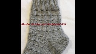 Muster Stricken mit NadelspielStricken lernenMuster für PulloverSockenMützeTutorial Kreativ [upl. by Dudley515]