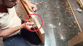 जानिए Antique Door Hinges कैसे लगाया जाता है  how to install एंटीक hinge कब्जा [upl. by Chastity]