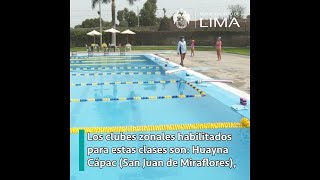 Verano 2021 Clases de natación en los clubes zonales [upl. by Auohs]