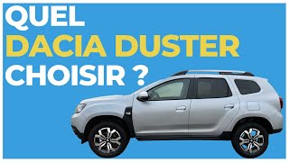 Dacia Duster  lequel choisir  Motorisation finitions dimensions couleurs [upl. by Aneetak]