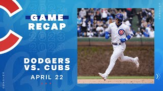 Cubs vs Dodgers Game Highlights  42223 [upl. by Ritch964]