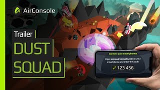 Party Game Dust Squad Tanks for Nothing  AirConsole Game Trailer [upl. by Ehc380]