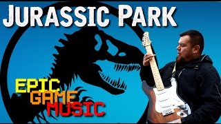 Jurassic Park Theme Music Video  Epic Game Music [upl. by Ahsinrat]