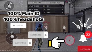 Free fire macro headshot 100 📲 rate How to get 100 macro headshot 🎯 and how to enable macro [upl. by Yrahcaz]