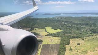 American Airlines Boeing 737800 Landing in Guanacaste Airport Liberia Costa Rica [upl. by Ettenwahs774]