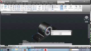 AutoCAD Tutorial 3D Modelling Bearing [upl. by Stretch]