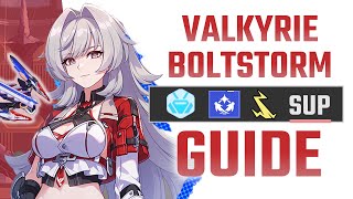 Helia VALKYRIE BOLTSTORM Guide  Lightning Astral Ring Buffer  Honkai Impact 3rd [upl. by Aicined]