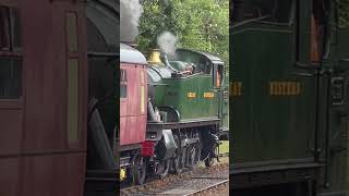 5199 steam departs Shackerstone on rails and ales weekend July 24 [upl. by Redep]