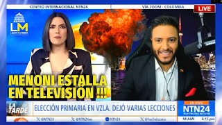 EDUARDO MENONI EXPLOTÓ contra MADURO en TV NTN24 en VIVO [upl. by Lebanna600]