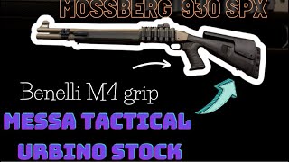 Mossberg 930 SPX with Mesa Tactical Urbino stock and Benelli M4 grip [upl. by Jona]