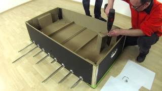 Aufbauvideo Maxstore® Profi Tischfussball Leeds [upl. by Demmy737]