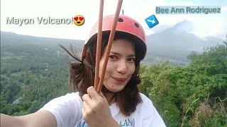 ZIPLINE GIRL  Lignon Hill Nature Park Legazpi City Albay [upl. by Ytima]