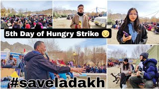 5th Day Of Hunger Strike 😭  Sonam Wangchuk  Save Ladakh [upl. by Aisetal450]