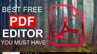 How to Download and Install free PDF Editor [upl. by Witt]