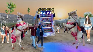 स्पेशल घोड़ी और डीजे 2024  Aaj Mere Yaar Ki Shadi  Parfume Wala Dance  angoori badan dj remix [upl. by Estevan]