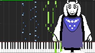 Heartache  Undertale Piano Tutoriel Synthesia [upl. by Nauht]