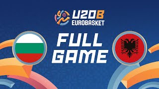 Class Games 915  BUL v ALB  Full Basketball Game  FIBA U20 Womens EuroBasket 2024 Div B [upl. by Ahsyle]