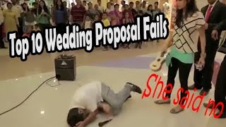 Top 10 wedding proposal fails gone wrong MARRIAGE PROPOSAL FAILS [upl. by Mirisola]