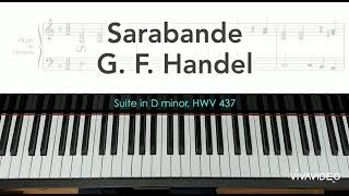 SARABANDE  Händel  PIANO [upl. by Suilenrac]