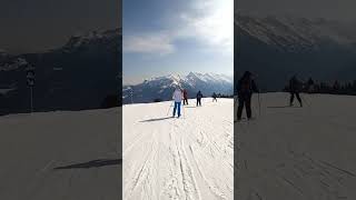 MAYRHOFEN Zillertal Austria  Favourite Blue Ski Run  Spring March 2022  GoPro Hero 8 [upl. by Eibrab]