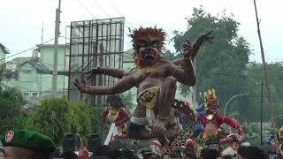 Pawai Ogoh ogoh 2019 di Lombok [upl. by Whitebook]