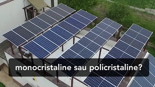 Test de eficiență cu panouri fotovoltaice [upl. by Aimehs]