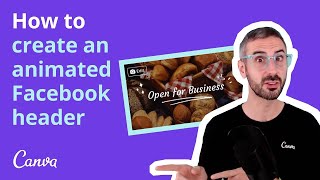 How to Create VIDEO Facebook COVERS with Canva [upl. by Bernetta]