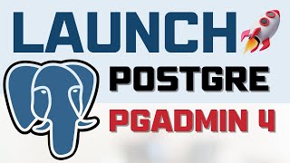 How to Launch PostgreSQL Admin 15  Launch PGAdmin4 on windows  Database [upl. by Edieh885]