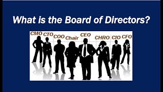 What is the Board of Directors [upl. by Ahtaga]