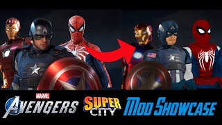 Supercity Mod Marvels Avengers Supercity Mod showcase 2 [upl. by Ailsa]