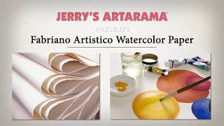 Review and flip through Fabriano Artistico Watercolor Sketchbook 100 cotton [upl. by Seko]