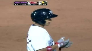 IronPigs Hernandez hits RBI triple [upl. by Leanora]