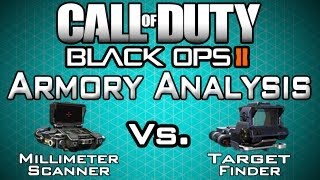 Black Ops 2 quotArmory Analysisquot Episode 4  Millimeter Scanner Vs Target Finder [upl. by Amilb]